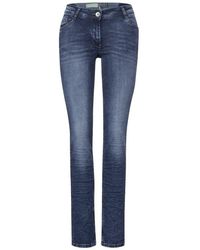 Cecil - Bequeme / Da.Jeans / Style NOS Scarlett Mid Blue - Lyst