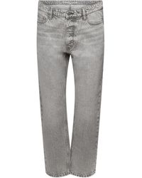 Esprit - Straight- Lockere Retro-Jeans mit mittlerer Bundhöhe - Lyst