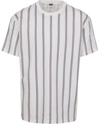 Urban Classics - T-Shirt Heavy Oversized AOP Stripe Tee (1-tlg) - Lyst