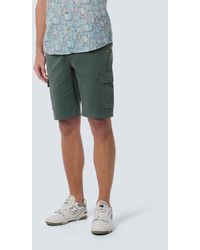 No Excess - Stoffhose Short Cargo Garment Dyed + Stone Wa - Lyst