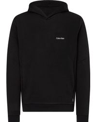 Calvin Klein - Kapuzensweatshirt BT-MICRO LOGO REPREVE HOODIE mit Logoschriftzug - Lyst
