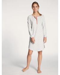 CALIDA - Nachthemd Sweet Dreams Sleepshirt ca. 95 cm lang, Modern Fit, feine Streifen - Lyst