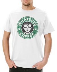 Urban Backwoods - Print- Daria Whatever Coffee T-Shirt Sitcom TV Morgendorffer Lanes - Lyst