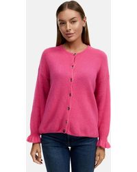 Decay - Strickjacke Jacke-01 (1-tlg) Unifarbe - Lyst
