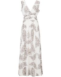 19V69 Italia by Versace - Maxikleid KAREN Elegantes Sommerkleid mit floralem Print (XS-XXL) - Lyst