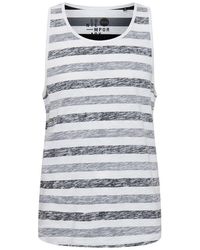Solid - Tanktop Sdmende Ärmelloses Shirt Mit Streifen - Lyst