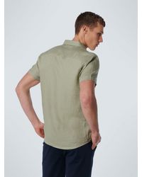 No Excess - Rundhalspullover Shirt Short Sleeve Linen Solid - Lyst