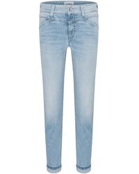 Cambio - Regular-fit-Jeans Parla seam cropped, summer super bleached - Lyst