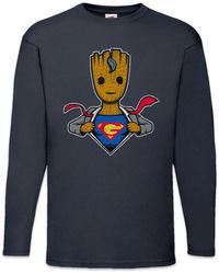 Urban Backwoods - Langarmshirt Super Groot Langarm T-Shirt The Kult Fun Man Guardians Tree Galaxy Of - Lyst