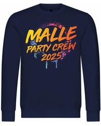 deinshirt - Rundhalspullover Pullover Malle Party Crew 2025 Mit Print Motiv, Grafik - Lyst