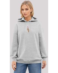F4NT4STIC - Kapuzenpullover Finger Herz bestickt, Premium Qualität - Lyst