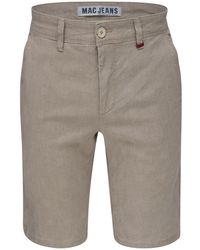 M·a·c - 5-Pocket-Jeans LENNY BERMUDA pattern beige 6392-00-0654L-203K - Lyst
