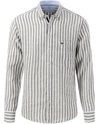 Fynch-Hatton - Leinenhemd Pure Linen Stripes - Lyst