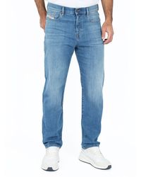 DIESEL - Straight-Jeans Stretch Regular Hose - Lyst