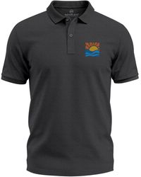 Neverless - Poloshirt Grafik – Kurzarm Polo Sommer-Logo mit Print - Lyst