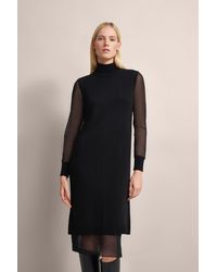 Bugatti - Strickkleid im Layering-Look - Lyst