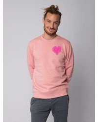 wat? Apparel - Wat? Apparel Sweatshirt Pink Heart - Lyst