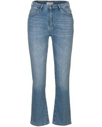 Rich & Royal - Regular-fit-Jeans Kick Flare Blue Denim - Lyst