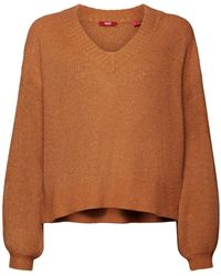 Edc By Esprit - V-Ausschnitt-Pullover Sweaters - Lyst