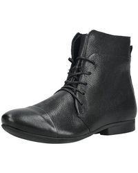 Think! - Stiefelette Glattleder Schnürstiefelette - Lyst