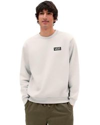 Vans - Sweatshirt RELAXED FIT CREW mit Markenlabel - Lyst