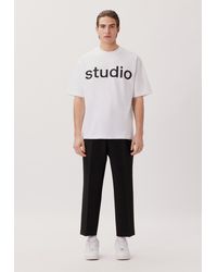 Studio Seidensticker - Seidensticker T-Shirt Studio Rundhals - Lyst