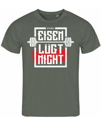 deinshirt - Print- T-Shirt Eisen lügt nicht Funshirt mit Motiv - Lyst