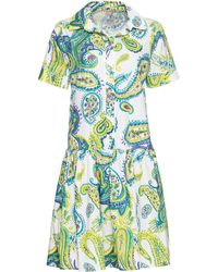 BRIGITTE VON SCHÖNFELS - Hemdblusenkleid Midi-Kleid mit Paisley-Muster - Lyst