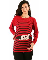 M.M.C. - .M.C. Umstandsshirt Winke mit Motiv - Lyst