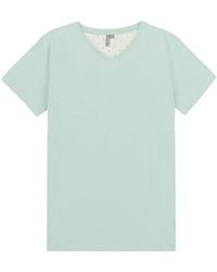 by Louise - Pyjamaoberteil Pyjamashirt mit kurzem Arm (1-tlg) Baumwolle - Lyst