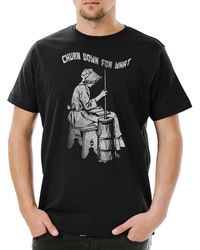Urban Backwoods - Print-Shirt Churn Down For What T-Shirt Turn Butter Butterfass Schlagen - Lyst