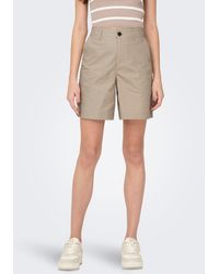 ONLY - ONLZORA MW BERMUDA SHORTS PNT - Lyst