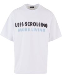 2Y Studios - T-Shirt Studios 2Y Less Scrolling Oversize Tee (1-tlg) - Lyst