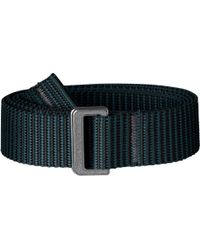 Fjallraven Gürtel »Striped Webbing Belt« - Schwarz