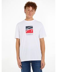 Tommy Hilfiger - T-Shirt TJM REG RWB DNA TEE mit Logoprint - Lyst