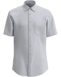 Seidensticker - Businesshemd Regular Kurzarm Button-Down-Kragen Druck - Lyst