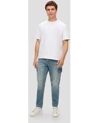 S.oliver - Stoffhose Jeans Scube / Relaxed Fit / High Rise / Straight Leg Blende - Lyst