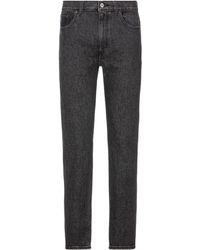 HUGO - Slim-fit-Jeans Ash mit Stone-washed-Finish - Lyst