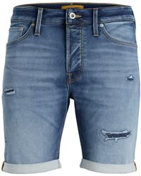 Jack & Jones - Jeans Short JJIRICK JJICON GE 633- Relgular Fit - Lyst