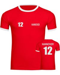 multifanshop - T-Shirt Kontrast Hannover - Lyst