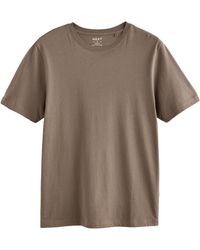 Next - Slim Fit Rundhals-T-Shirt (1-tlg) - Lyst