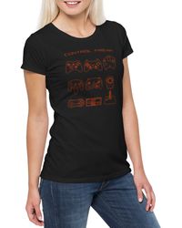 Urban Backwoods - Print- Control II T-Shirt Retro Gamer Controller Video Game Joystick TV - Lyst