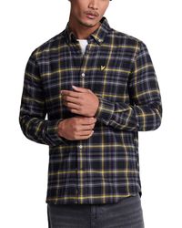 Lyle & Scott - & Langarmhemd Hemd Lyle&Scott CheckFlannel Shirt - Lyst