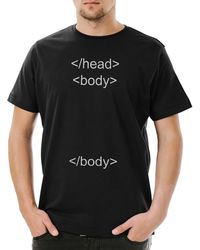 Urban Backwoods - Print- Head Body T-Shirt Schwarz Größe XL - Lyst