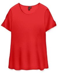 Vero Moda - Blusentop VMEASY JOY /S TOP WVN GA - Lyst