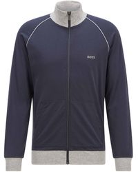 BOSS - Sweatshirt Loungewear-Jacke JACKET Z Regular Fit (1-tlg) - Lyst