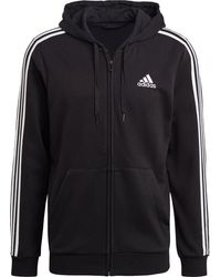 adidas - Sportswear Kapuzenpullover Jacke Adidas M 3S FT FZ HD - Lyst