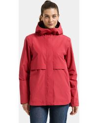 Didriksons - Allwetterjacke Übergangsjacke Regenjacke Wasserdicht ELSA Kapuze mit Taschen - Lyst