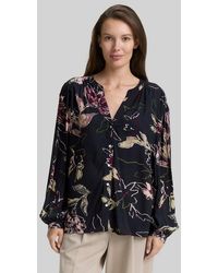 Tom Tailor - Langarmbluse Blusen & Shirts Loose Fit Bluse Mit Muster - Lyst