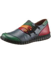 Dames Loafers en mocassins Gemini Nu 21% Korting Dames Schoenen voor voor  Platte schoenen voor Loafers en mocassins Clogs In Kleurrijke  Patchwork-look allware.com.br